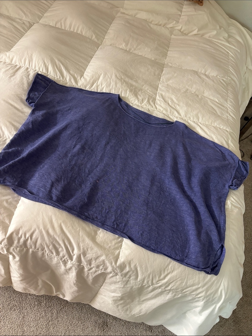 Free People Beach Winnie Sweater Top Deep Periwinkle